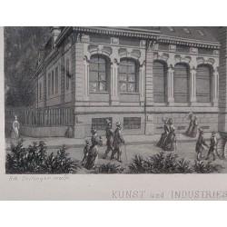 Engraving: ‘School of Industrial Arts, Geneva’