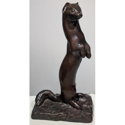 Bronze "Hermine dressée" signée Robert HAINARD