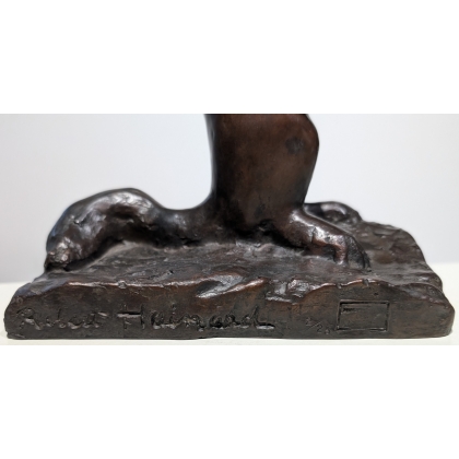 Bronze "Hermine dressée" signée Robert HAINARD