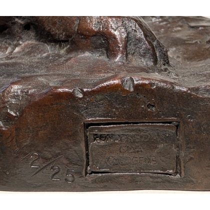 Bronze "Hermine dressée" signée Robert HAINARD