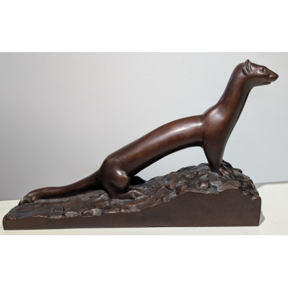 Bronze "Hermine" signée R. HAINARD