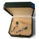Paire de boucles d'oreille en argent 925