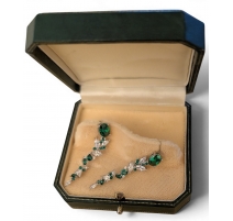 Paire de boucles d'oreille en argent 925