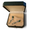 Paire de boucles d'oreille en argent 925