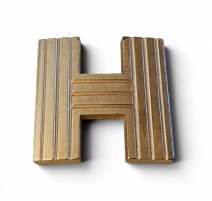 Boucle de ceinture H par HERMÈS