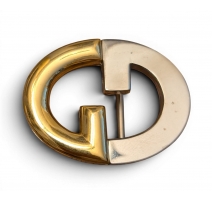 Boucle de ceinture Bicolore par GUCCI