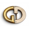 Boucle de ceinture Bicolore par GUCCI