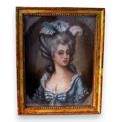 Pastel "Portrait", 18th centur