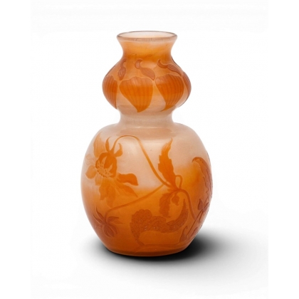 Vase de forme coloquinte signé GALLÉ