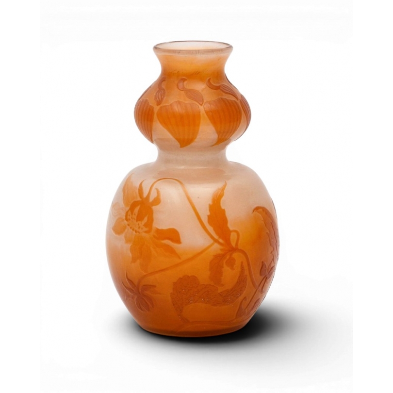 Vase de forme coloquinte signé GALLÉ