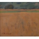 Tableau "Champ de blé" signé CHINET