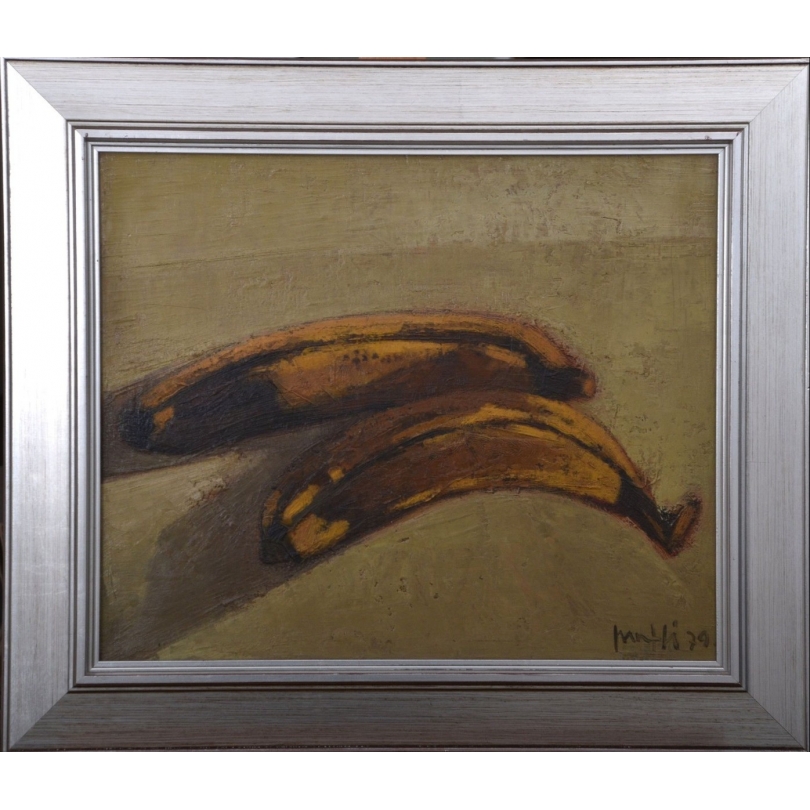 Tableau "Les bananes" signé MAFLI 79