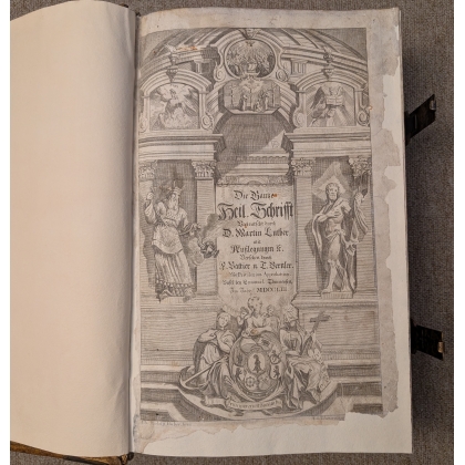 Biblia Martin Luther 1754