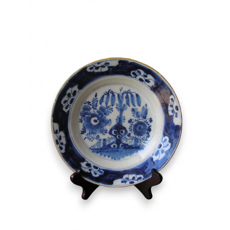  Assiette en  faïence de Delft, 18ème sur  Moinat SA  - Antiquités décoration