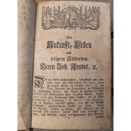 Livre "Wahren Christenthum" par ARNDTS