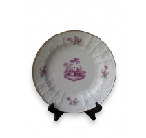 Assiette en porcelaine de Meissen,