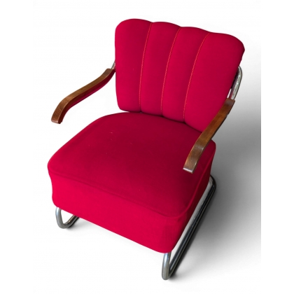Paire de fauteuils Bauhaus par O. Zoufalý