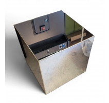 Table d'appoint carrée en miroir