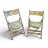 Suite de 4 chaises balinaises