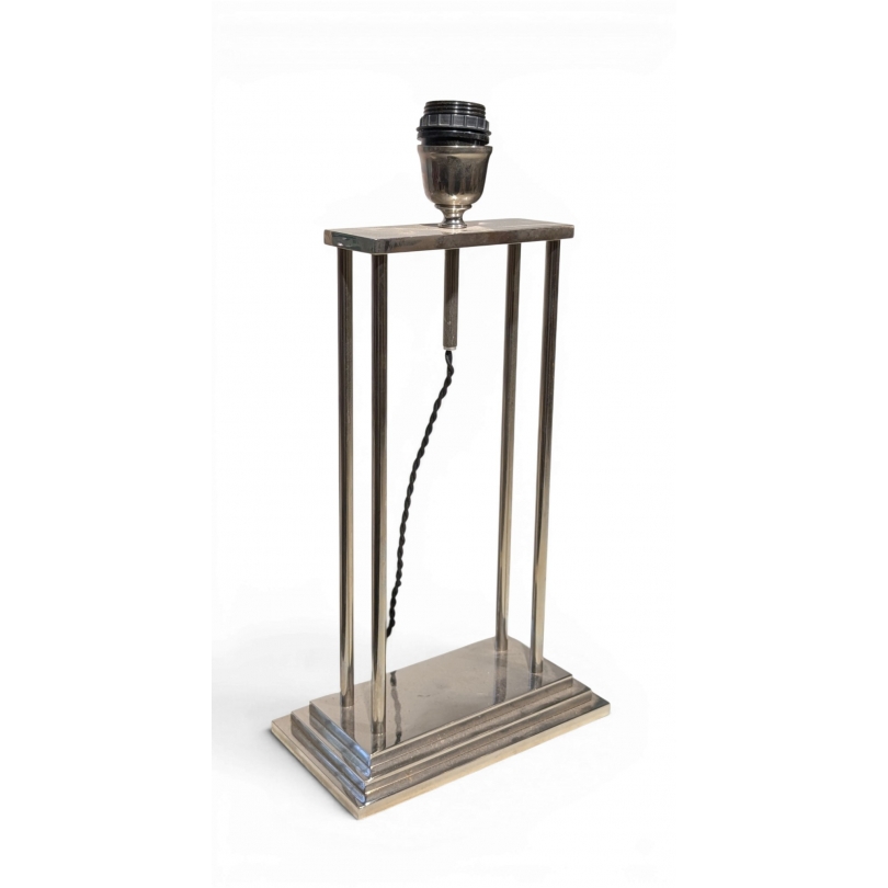 Lampe ajourée chromée