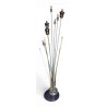 Lampe Roseaux en laiton et verre