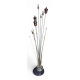 Lampe Roseaux en laiton et verre