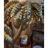 Lampe Palmier Maison Jansen XXL en laiton