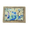 Triptyque de briques peintes