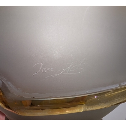 Glass-covered pot by Jon Art