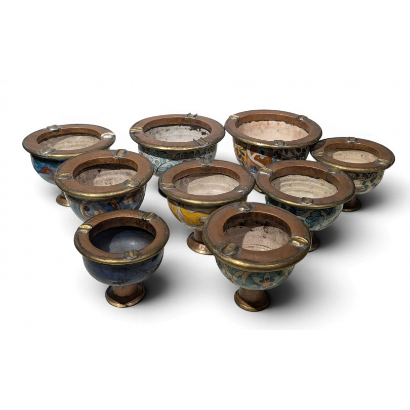 Lot de cendriers Marocains