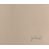 "Yellow" lithograph signed by GILIOLI