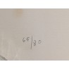 "Yellow" lithograph signed by GILIOLI