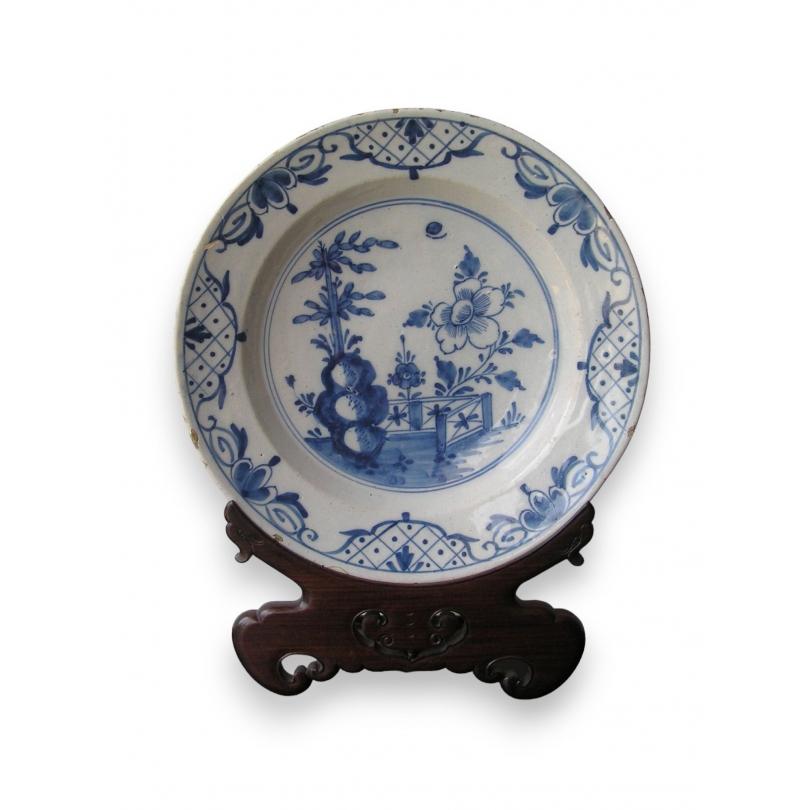 Assiette en porcelaine de Delft