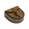 Compass with leather sheath