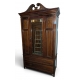 Armoire à glace marquetée à 1 porte