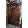 Armoire à glace marquetée à 1 porte