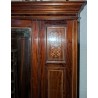 Armoire à glace marquetée à 1 porte