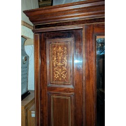 Armoire à glace marquetée à 1 porte