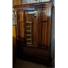 Armoire à glace marquetée à 1 porte