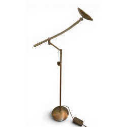 Lampe hallogène articulée en laiton
