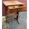 Workstation with two shelves and a drawer