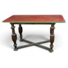 Table espagnole plateau rouge