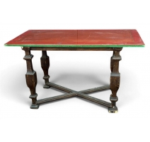 Table espagnole plateau rouge