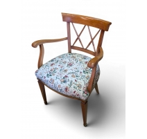 Fauteuil style Directoire en merisier