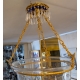 Lanterne en bronze et globe en verre