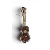 Guitare miniature en écaille et nacre