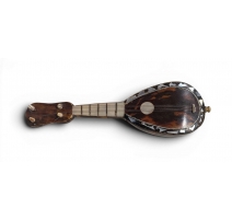 Mandoline miniature en écaille et nacre