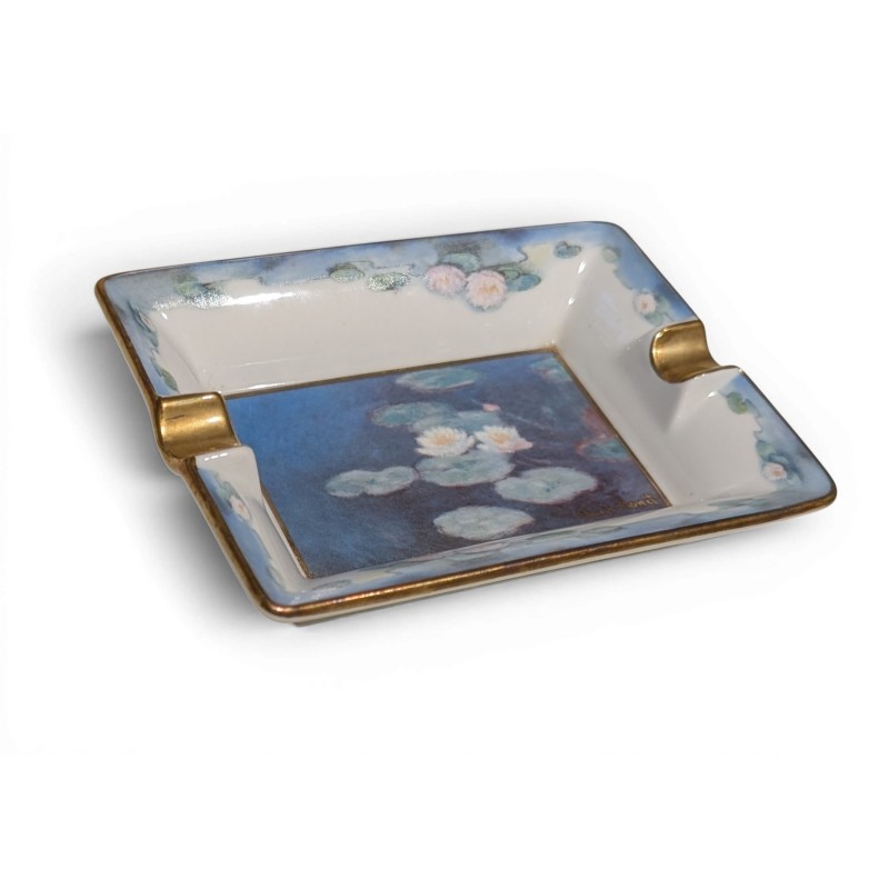 Cendrier \"Fleur du soir\" de Monet