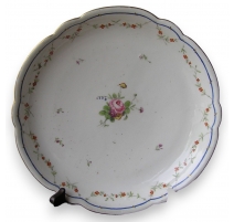 Assiette "Guirlande" en porcelaine