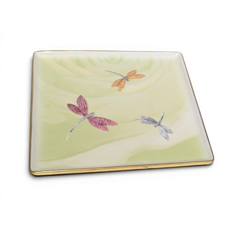Plat carré \"Libellules\" par Van Cleef & Arpels